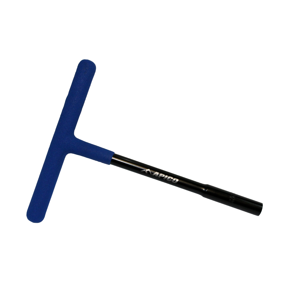 APICO T-BAR PREMIUM BLACK/BLUE 8MM