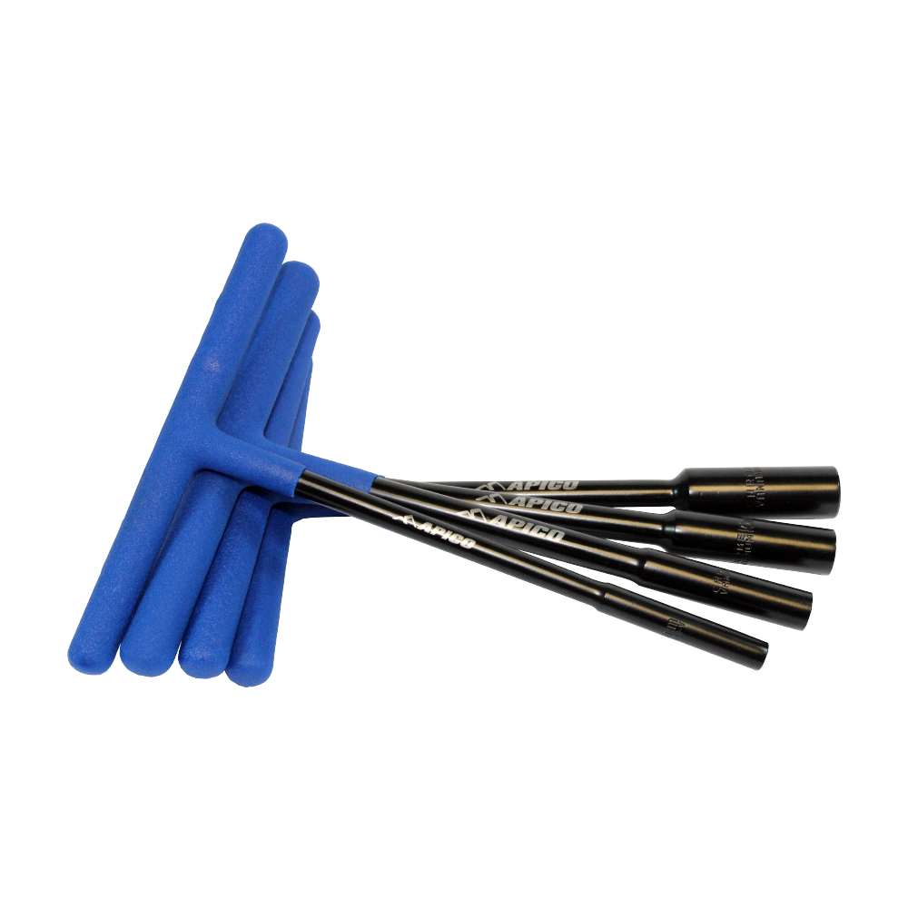 APICO T-BAR PREMIUM BLACK/BLUE 6,8,10,12MM