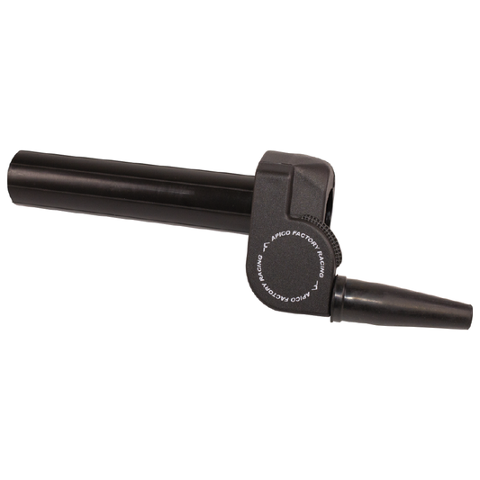 RACELINE THROTTLE APICO SLOW ACTION  (COMPLETE THROTTLE - BLACK SLEEVE)