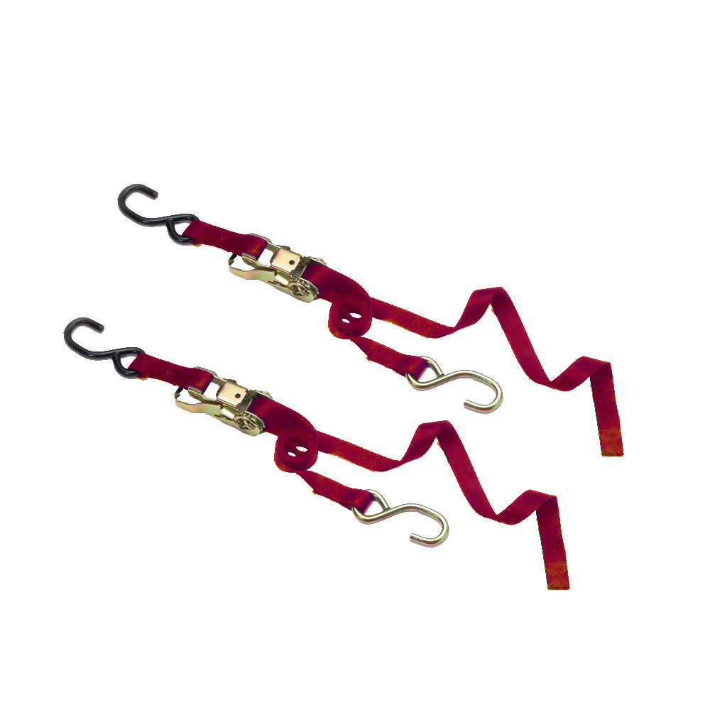 RACELINE TIEDOWN RED  RATCHET TYPE 5.5 FT/1.8MTR