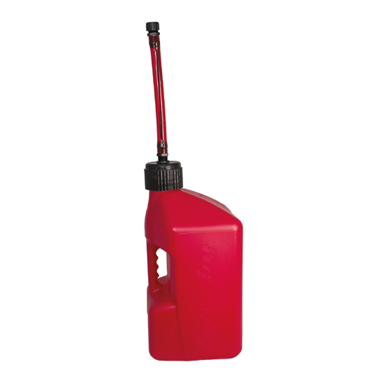 TUFF JUGS 10 LITRE TUFF JUG STD CAP W/ AUTO SPOUT RED/RED