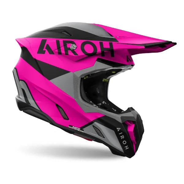 Airoh Twist 3 King Pink Matt MX Helmet