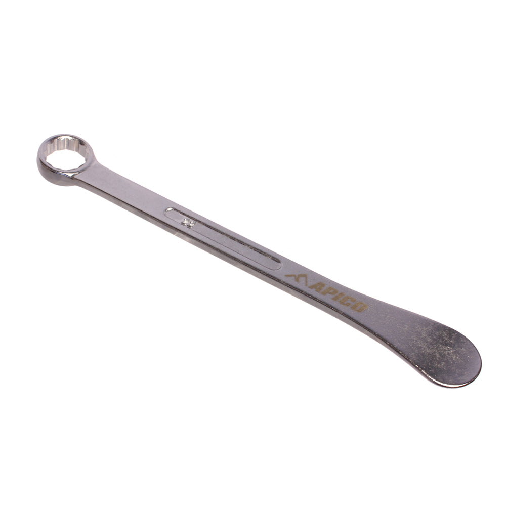 APICO TYRE LEVER & AXLE WRENCH COMBINATION TOOL STEEL 22MM