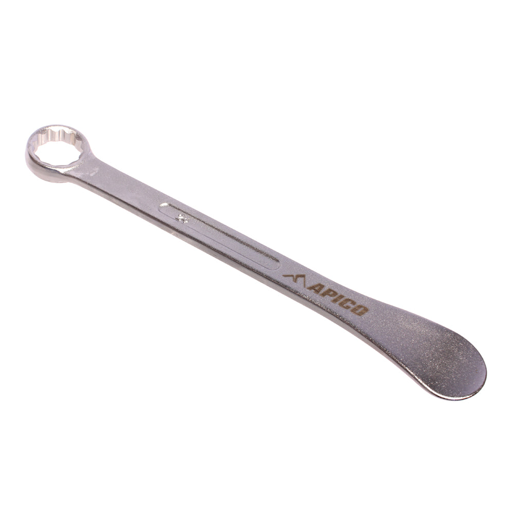 APICO TYRE LEVER & AXLE WRENCH COMBINATION TOOL STEEL 24MM