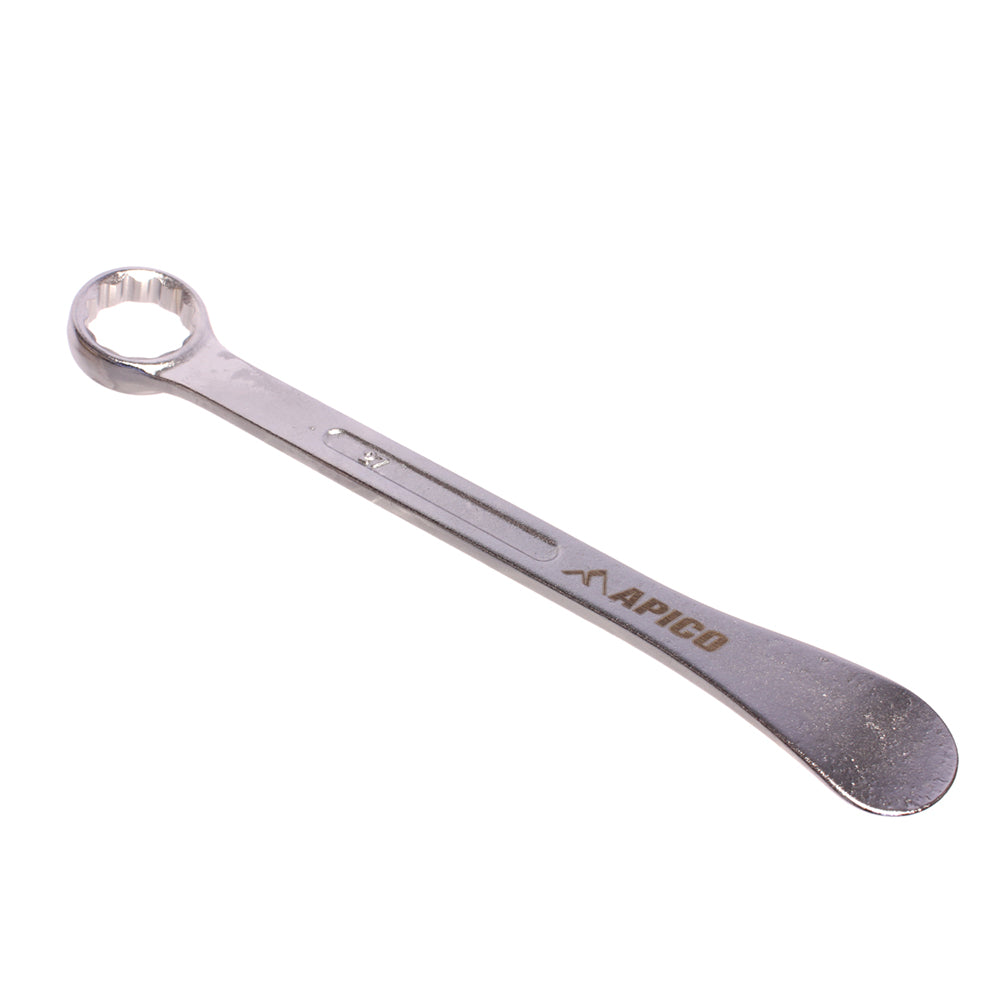 APICO TYRE LEVER & AXLE WRENCH COMBINATION TOOL STEEL 27MM