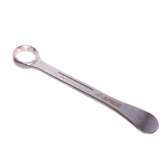 APICO TYRE LEVER & AXLE WRENCH COMBINATION TOOL STEEL 32MM
