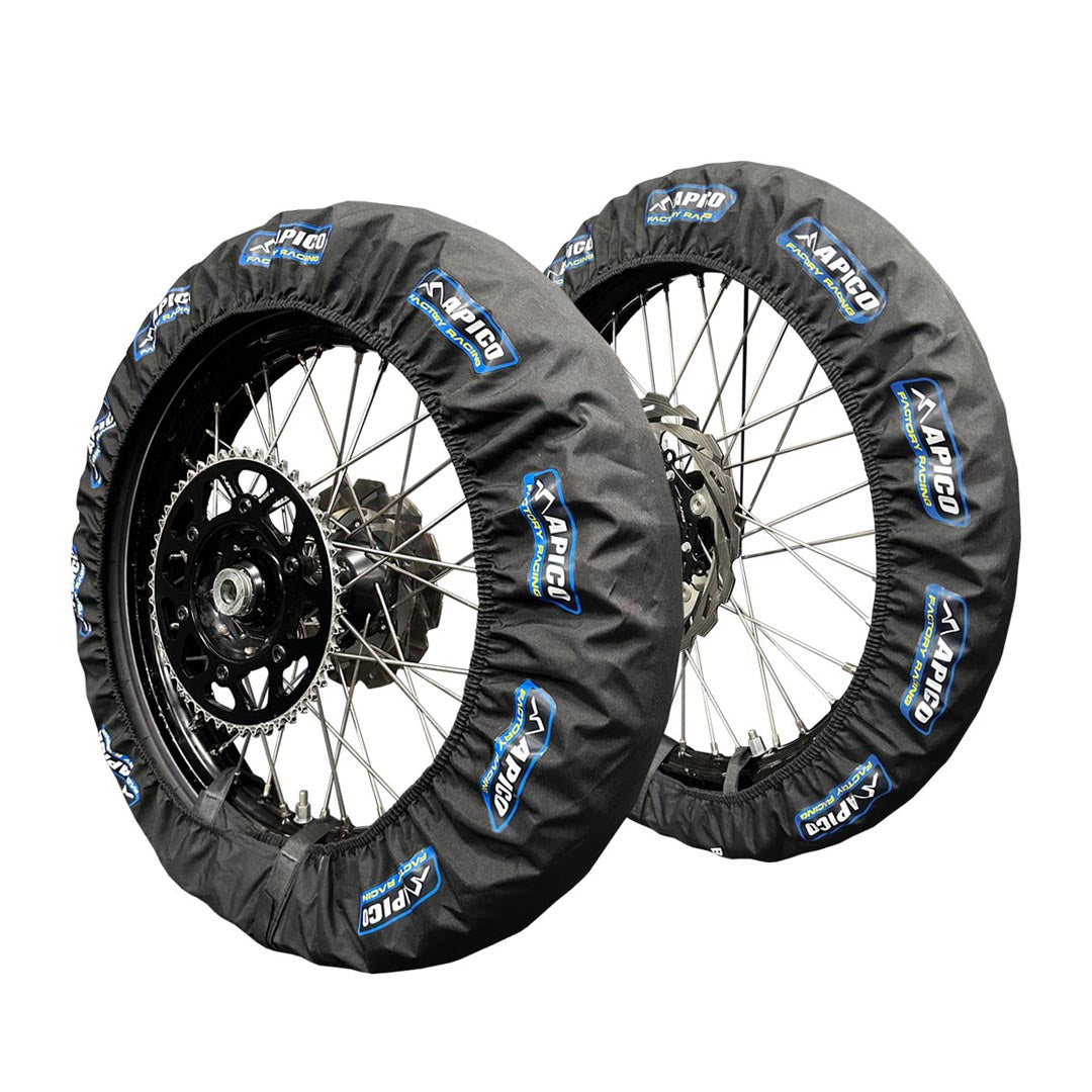 APICO TYRE COVER SET YOUTH 17"/19" FRONT & 14"/16" REAR