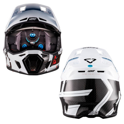 LEATT 2026 HELMET MOTO 9.5 V26 CARBON/WHITE + FREE GOGGLES