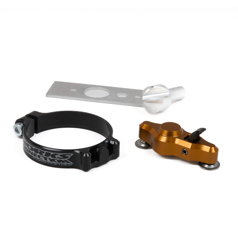 WORKS CONNECTION PRO LAUNCH KIT START DEVICE KTM SX125/250/300 23-25, SXF250/350/450 23-25, WP CONE VALVE FORKS