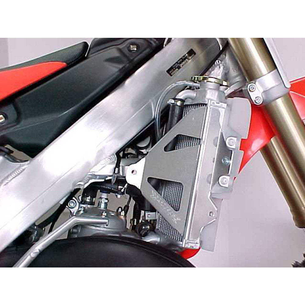 WORKS CONNECTION RADIATOR BRACES HONDA CR250 05-07 SILVER