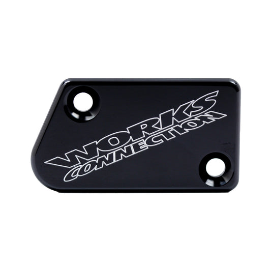 WORKS CONNECTION FRONT BRAKE MASTERCYLINDER COVER YAMAHA YZ125/250 08-25, YZ250F 07-25, YZ450F 08-25, YZ125X 20-25, YZ250X 16-25, YZ250/450FX 15-25, WR250/450F 17-25 BLACK