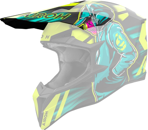 Airoh Wraaap Helmet peaks - (all colours/designs)