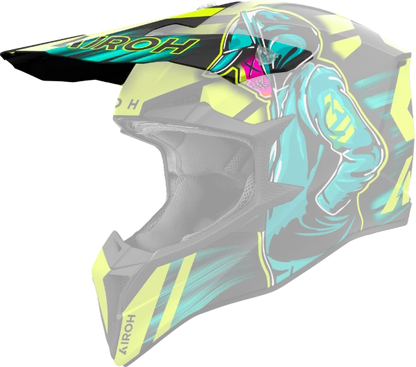 Airoh Wraaap Helmet peaks - (all colours/designs)