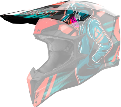 Airoh Wraaap Helmet peaks - (all colours/designs)