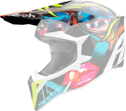 Airoh Wraaap Helmet peaks - (all colours/designs)