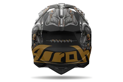 Wraaap Cyborg Matt MX Helmet