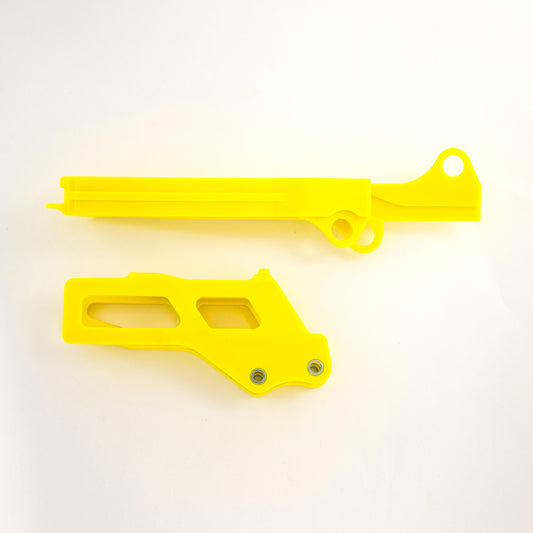 POLISPORT CHAIN GUIDE/SLIDER KIT SUZUKI RM-Z250 19-23, RM-Z450 18-23 YELLOW