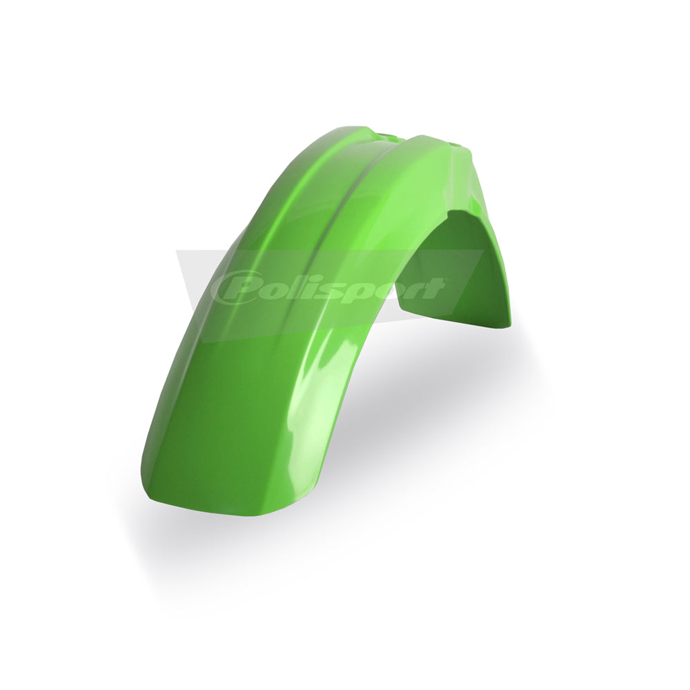 POLISPORT FRONT FENDER KAWASAKI KX125-250 93-02, KX500 93-04 GREEN