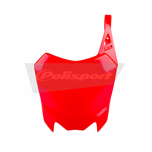 POLISPORT FRONT NUMBER PLATE HONDA CRF110 13-19 RED