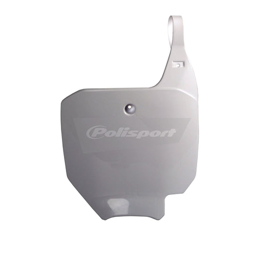POLISPORT FRONT NUMBER PLATE HONDA CR85 2007, CRF150R 07-23 WHITE