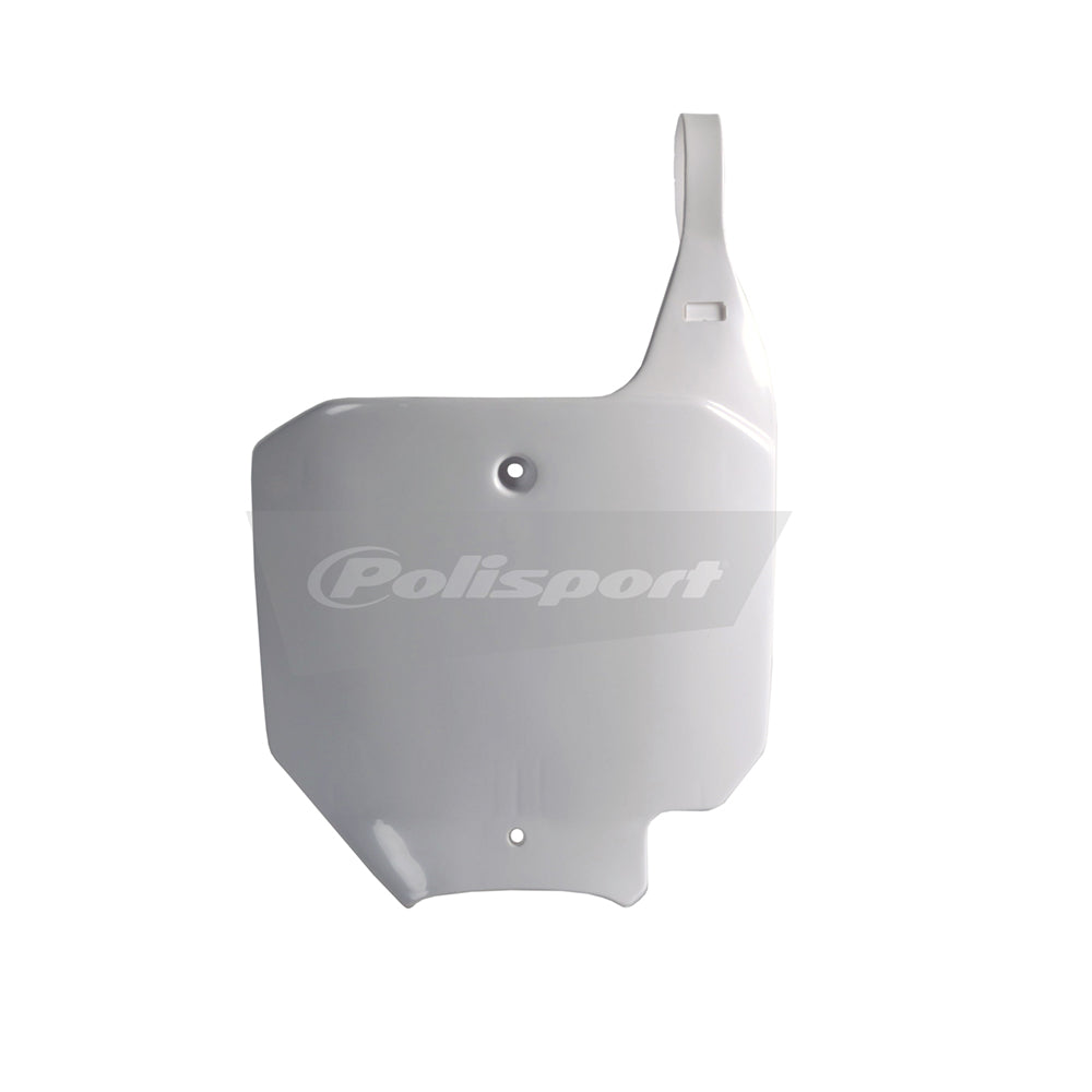 POLISPORT FRONT NUMBER PLATE HONDA CR80/85 96-06 WHITE