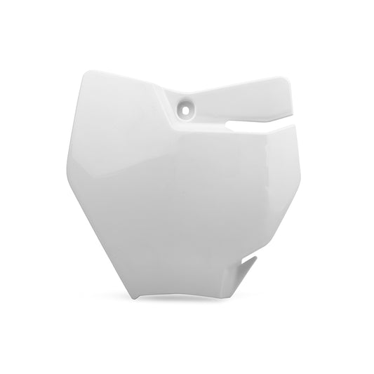 POLISPORT FRONT NUMBER PLATE KTM SX65 16-23 WHITE OEM