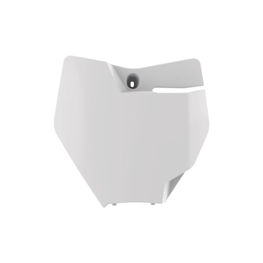 POLISPORT FRONT NUMBER PLATE KTM SX85 18-23 WHITE (OEM)