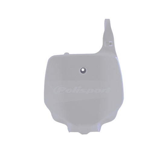 POLISPORT FRONT NUMBER PLATE KAWASAKI KX85-100 01-13 WHITE