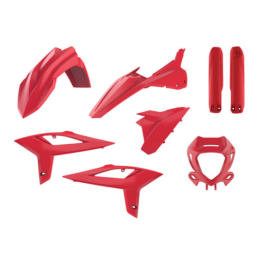 POLISPORT BOX KIT BETA 125-480RR 2T+4T 20-22 INC FORK GUARDS RED