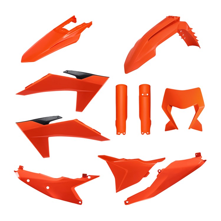 POLISPORT BOX KIT ENDURO INC FORK GUARDS & HEADLIGHT MASK KTM EXC/EXC-F 24-25
