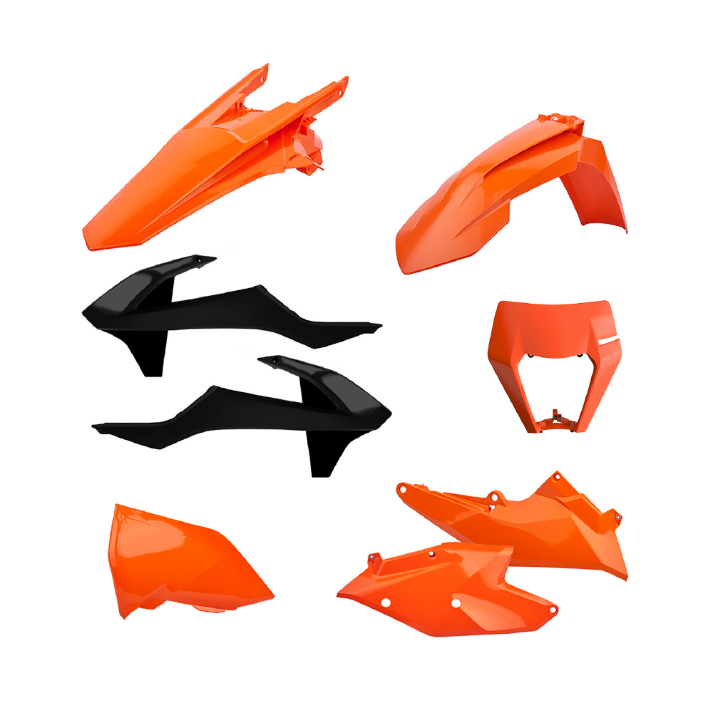 POLISPORT BOX KIT ENDURO WITH HEADLIGHT MASK KTM EXC/EXC-F 17-19