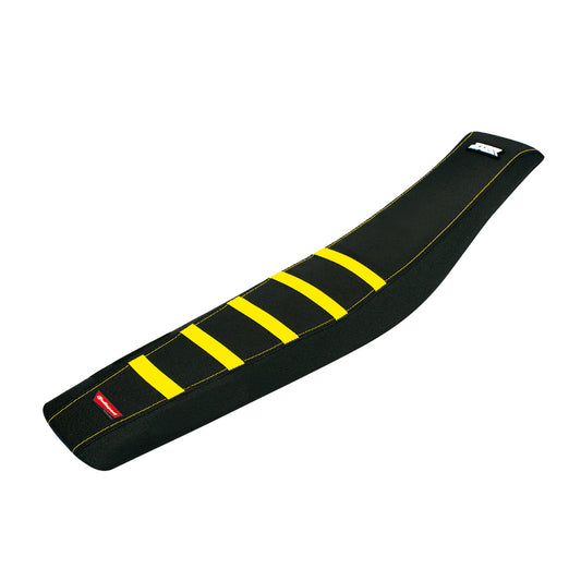 POLISPORT SEAT COVER ZEBRA HUSQVARNA FC/TC 19-22, FE/TE 20-23 YELLOW/BLACK