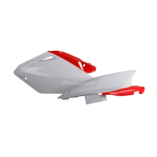POLISPORT SIDE PANEL HONDA CRF250R 04-05 RED04/WHITE