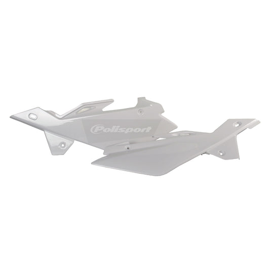 POLISPORT SIDE PANEL HUSQVARNA CR/WR125 06-08,CR/WR250 06-11 TC250-510 05-07 WHITE