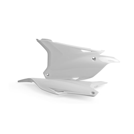 POLISPORT SIDE PANEL KAWASAKI KX85-112 14-23 WHITE (OEM 14-19)