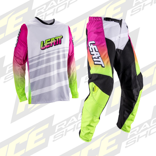 LEATT 2026 PANT AND SHIRT KIT COMBO 3.5 RETRO PINK