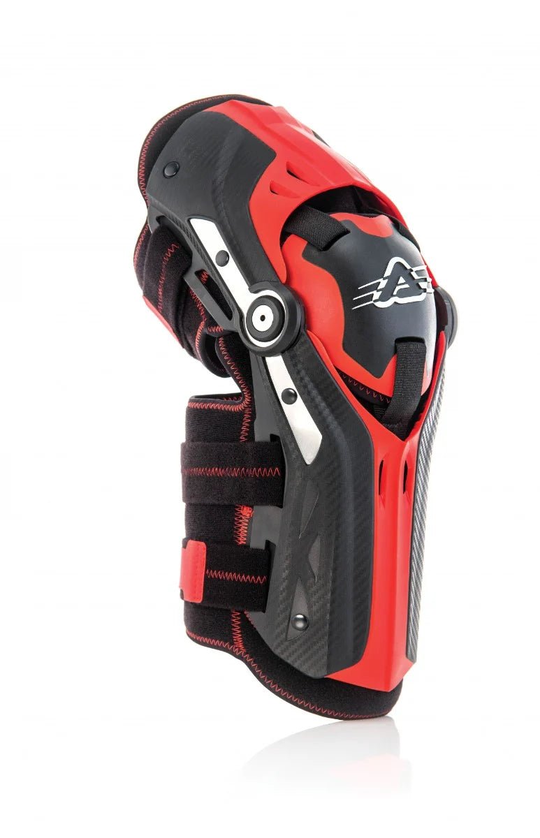 ACERBIS - GORILLA KNEE GUARDS (BLACK/RED) - ACE Race Shop