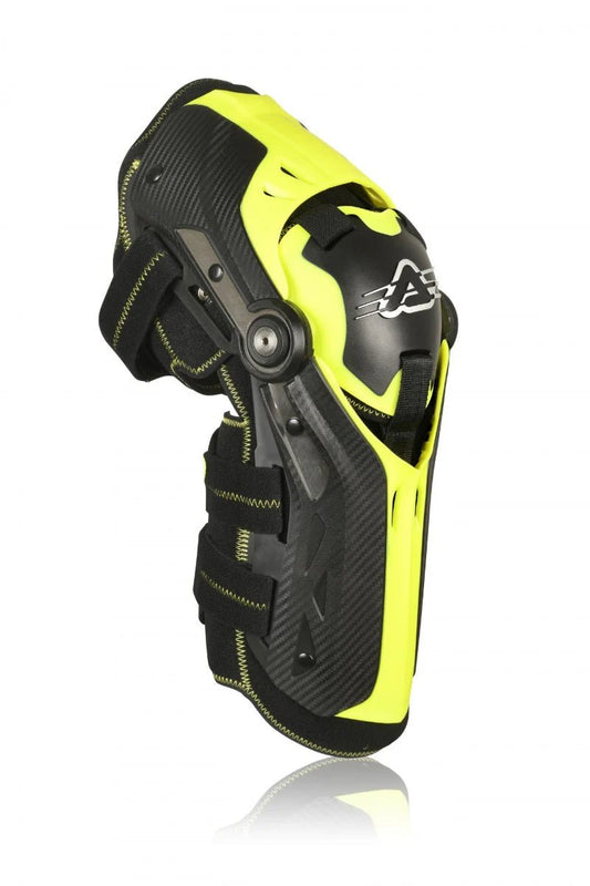 ACERBIS - GORILLA KNEE GUARDS (BLACK/YELLOW) - ACE Race Shop