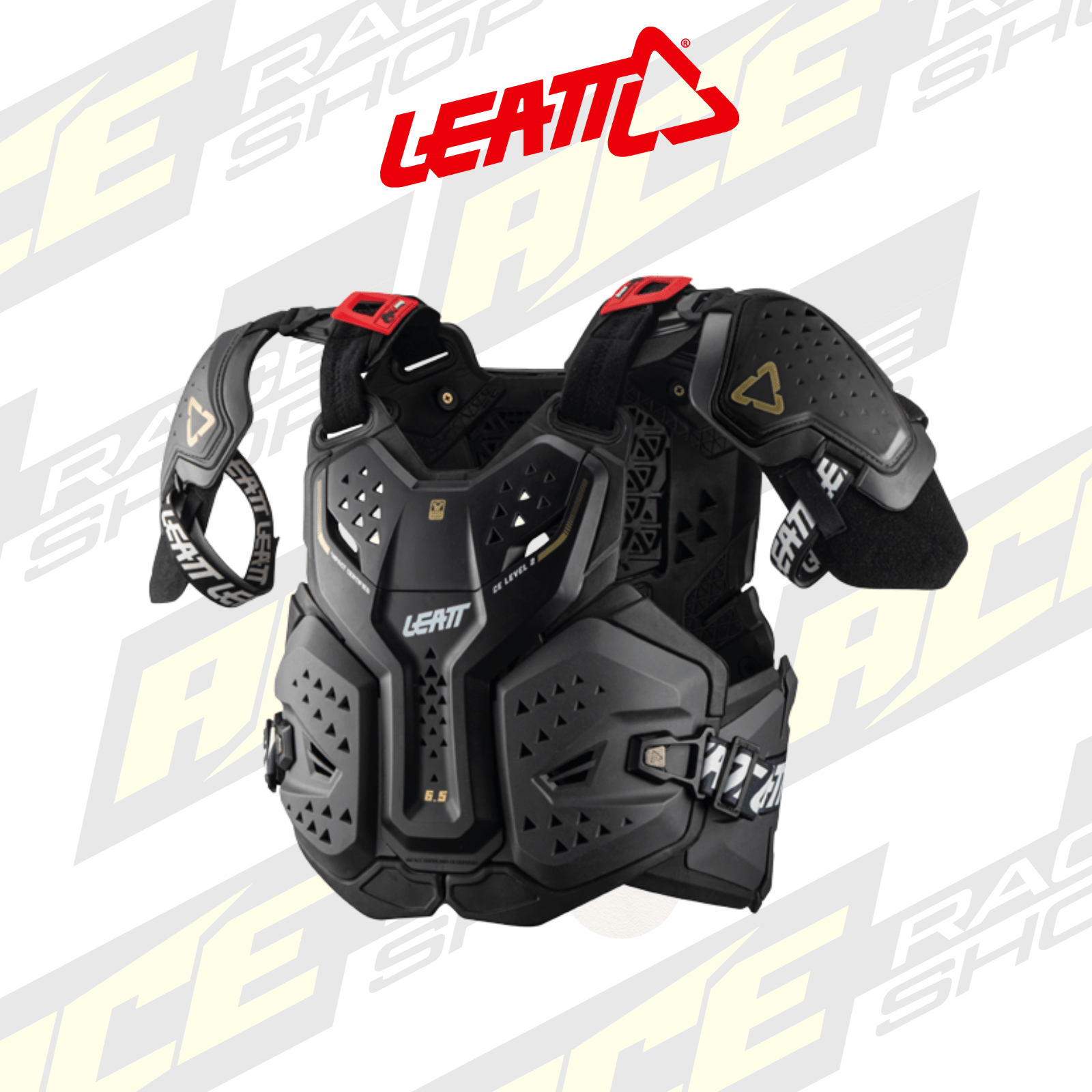 ADULT LEATT MX CHEST PROTECTOR BODY ARMOUR 6.5 PRO GRAPHENE - ACE Race Shop