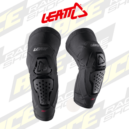 ADULT LEATT MX KNEE GUARD 6.0 EVO BLACK MOTOCROSS & ENDURO - ACE Race Shop