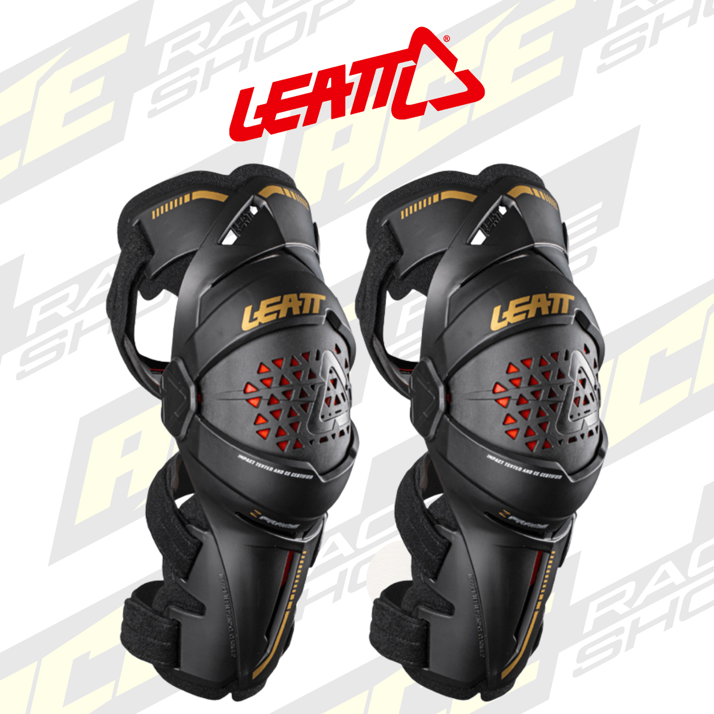 ADULT MX LEATT KNEE BRACE Z - FRAME BLACK (PAIR) MOTOCROSS & ENDURO - ACE Race Shop
