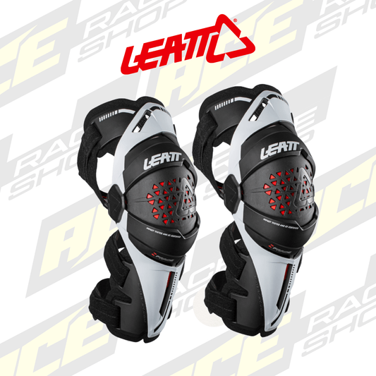 ADULT MX LEATT KNEE BRACE Z - FRAME WHITE (PAIR) MOTOCROSS & ENDURO - ACE Race Shop