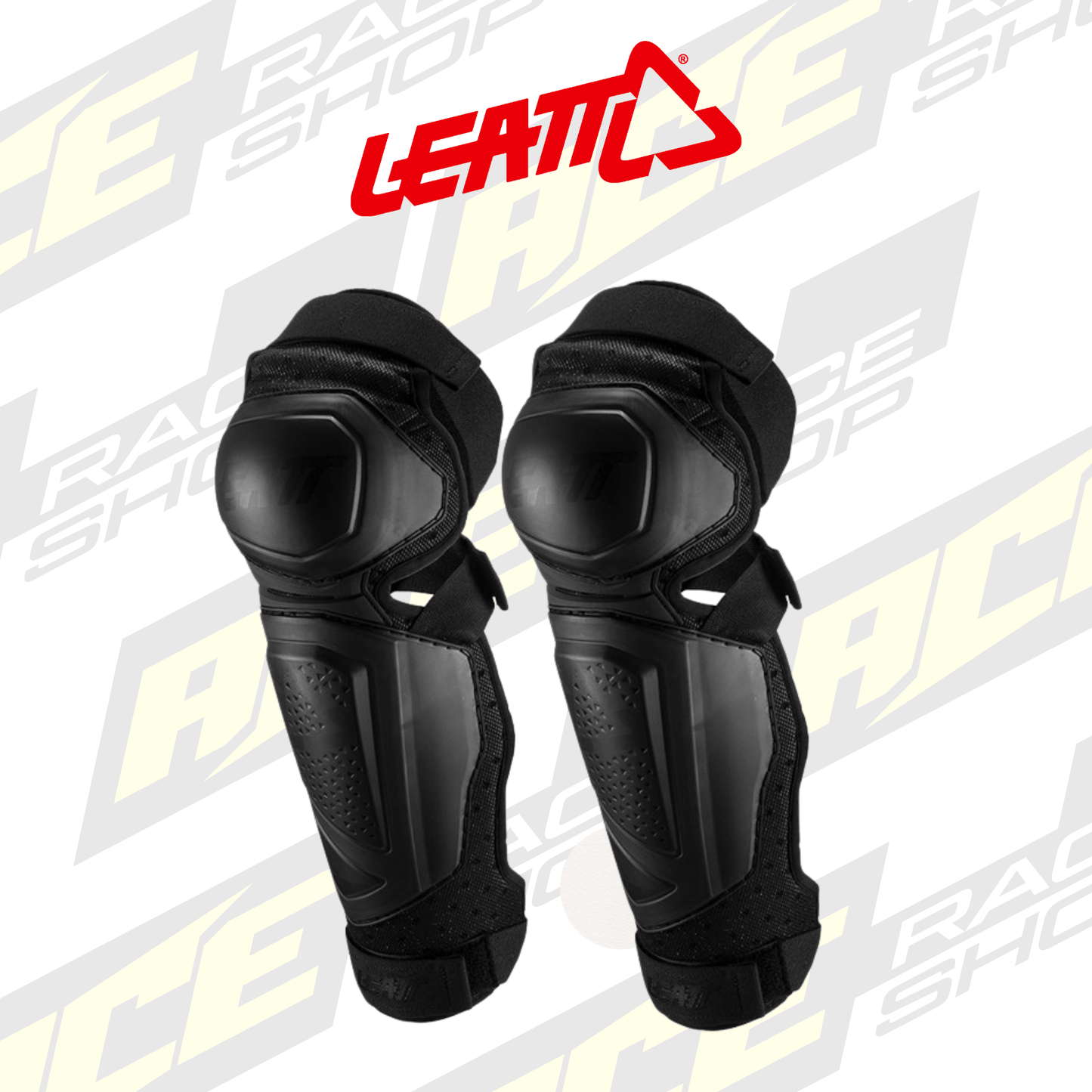 ADULT MX LEATT KNEE & SHIN GUARD 3.0 EXT BLACK (PAIR) MOTOCROSS - ACE Race Shop