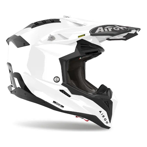Airoh Aviator 3 Colour Gloss White - ACE Race Shop