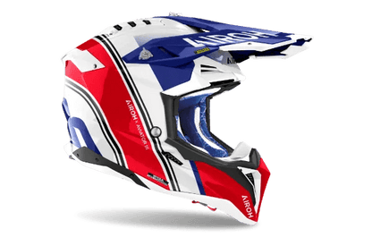 Airoh Aviator 3 Hima Red Gloss MX Helmet - ACE Race Shop