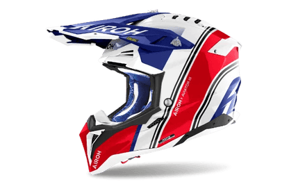 Airoh Aviator 3 Hima Red Gloss MX Helmet - ACE Race Shop
