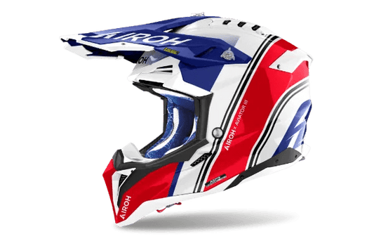 Airoh Aviator 3 Hima Red Gloss MX Helmet - ACE Race Shop