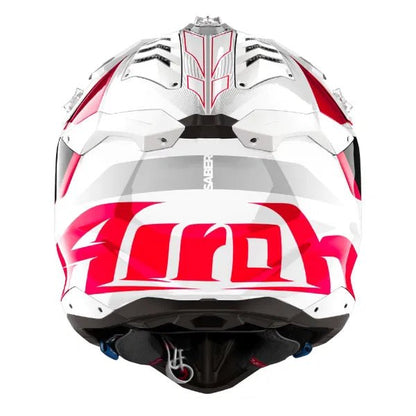 Airoh Aviator 3 Saber Red Gloss MX Helmet 22:06 - ACE Race Shop