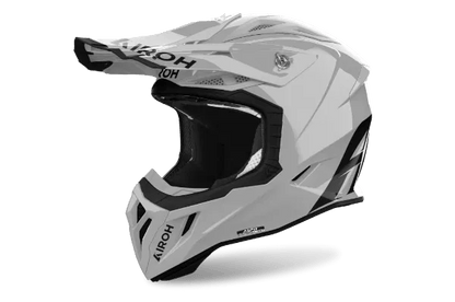 Airoh Aviator Ace 2 Cement Grey Gloss MX Helmet - ACE Race Shop