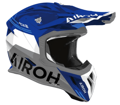 Airoh Aviator Ace 2 Fury Blue Gloss MX Motocross/Enduro Helmet - ACE Race Shop